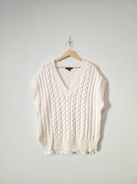 Ann Taylor Oversized Sweater Vest (S)