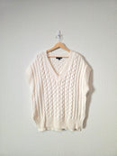 Ann Taylor Oversized Sweater Vest (S)