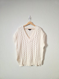 Ann Taylor Oversized Sweater Vest (S)
