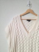 Ann Taylor Oversized Sweater Vest (S)