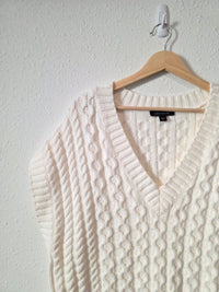 Ann Taylor Oversized Sweater Vest (S)