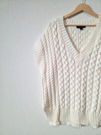 Ann Taylor Oversized Sweater Vest (S)