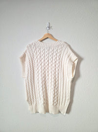 Ann Taylor Oversized Sweater Vest (S)