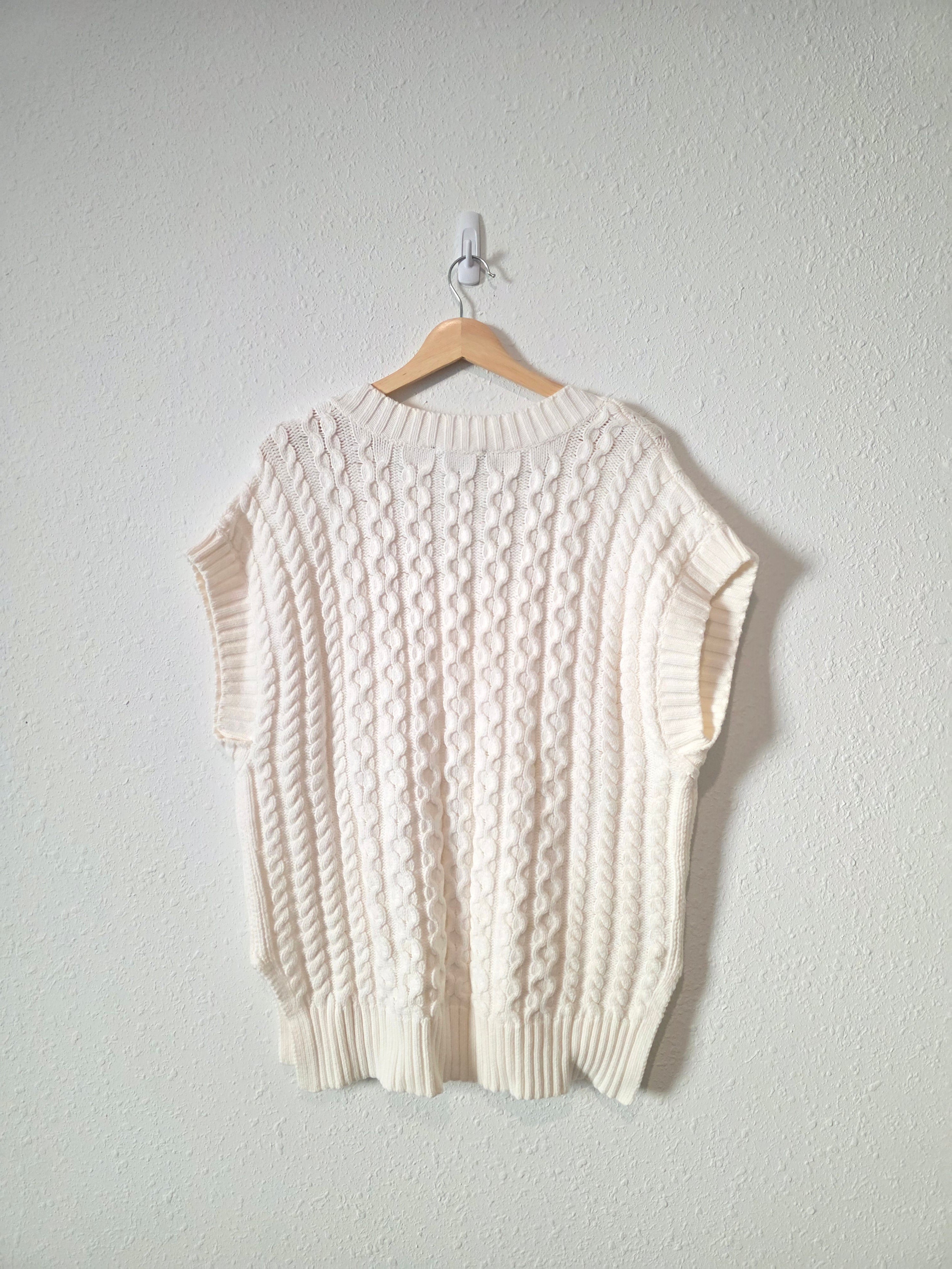 Ann Taylor Oversized Sweater Vest (S)