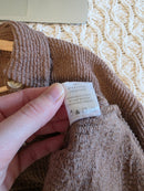 Blue Blush Brown Textured Shirt Jacket (S)