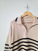 Pistola Striped Quarter Zip Pullover (M)