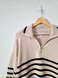 Pistola Striped Quarter Zip Pullover (M)