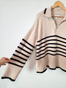Pistola Striped Quarter Zip Pullover (M)