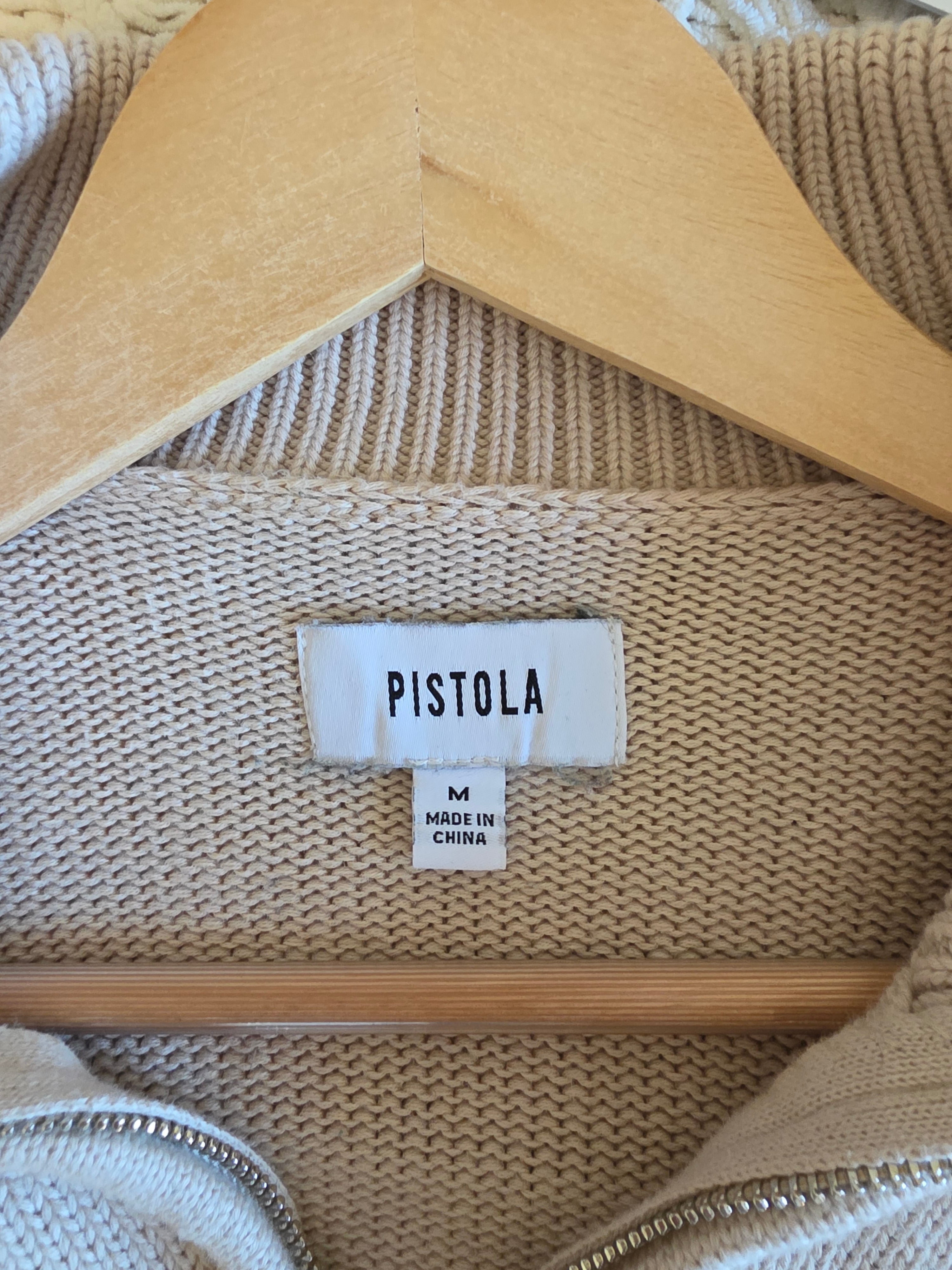 Pistola Striped Quarter Zip Pullover (M)