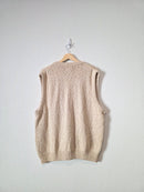 Vintage Cable Knit Sweater Vest (L)