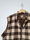 Brown Checkered Vest (3X)
