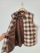 Brown Checkered Vest (3X)