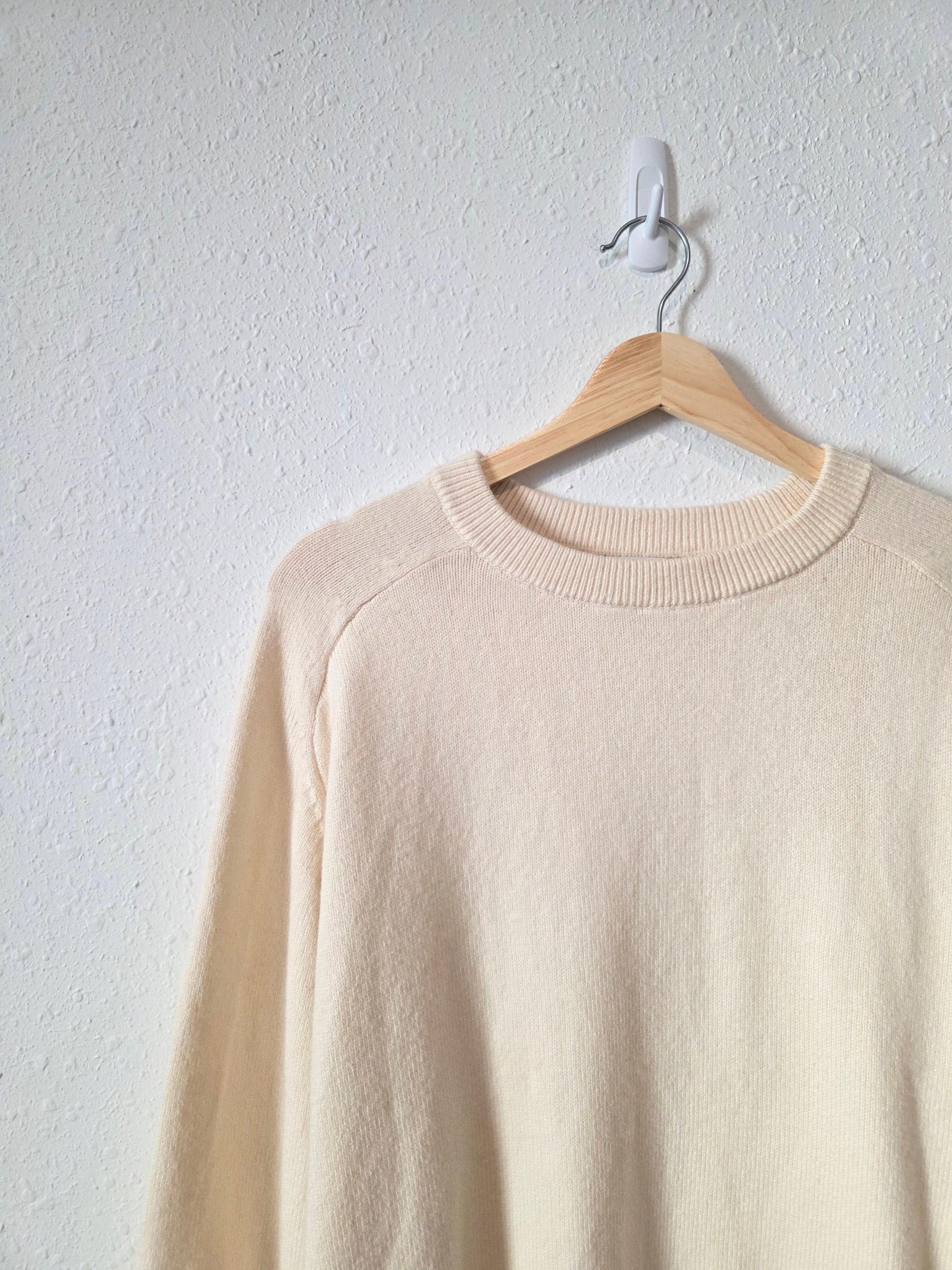 Banana Republic Cream Crewneck Sweater (L)
