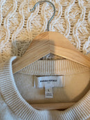 Banana Republic Cream Crewneck Sweater (L)