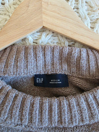 Gap Taupe Crewneck Sweater (M)