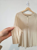 Madewell Oversized Henley Tee (XXS-S)