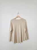 Madewell Oversized Henley Tee (XXS-S)