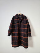 Madewell Plaid Long Shirt Jacket (2X)