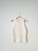 NEW Madewell Crochet Knit Tank (S)