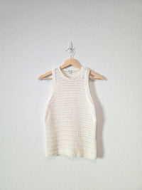 NEW Madewell Crochet Knit Tank (S)