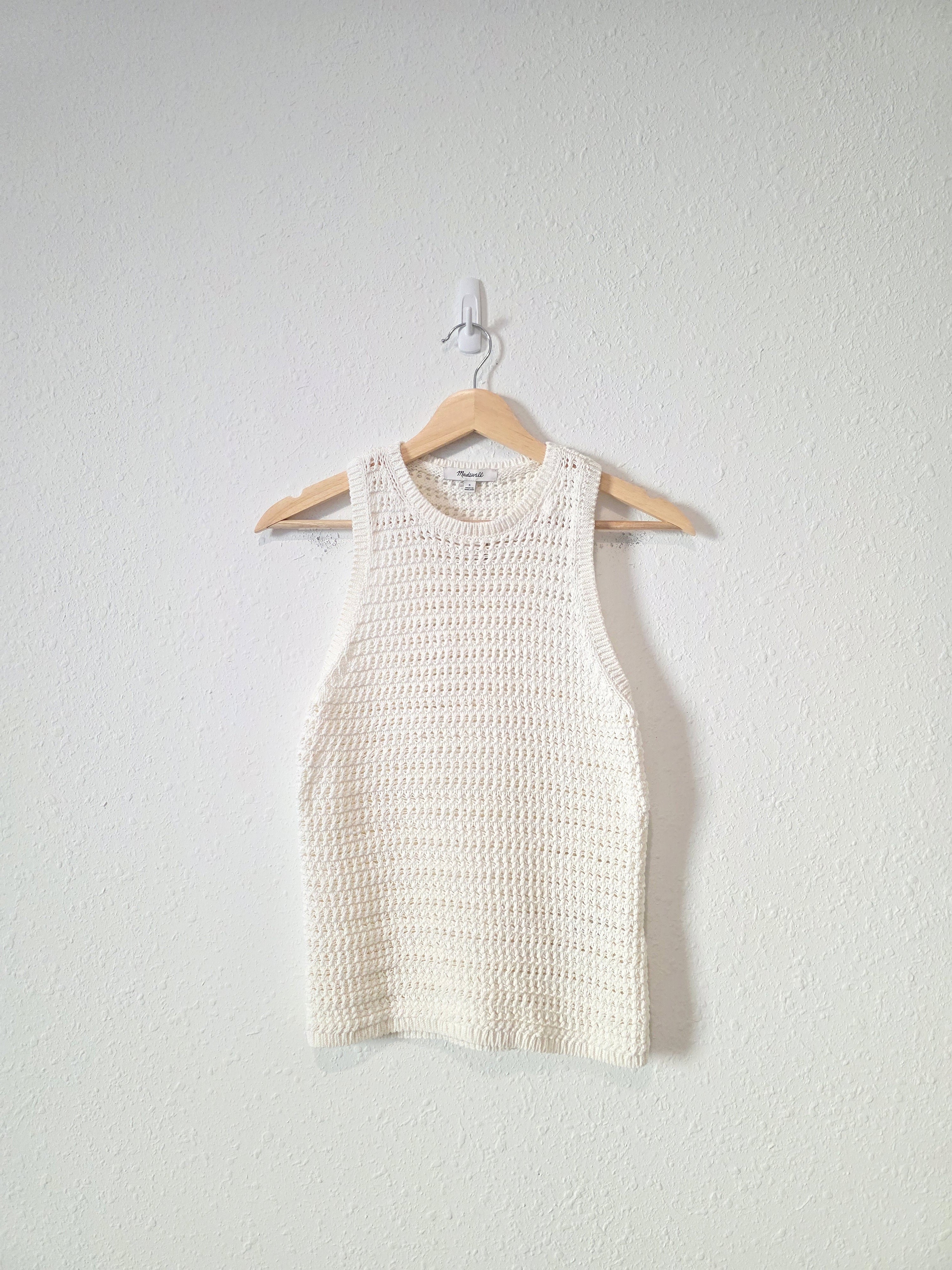 NEW Madewell Crochet Knit Tank (S)