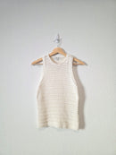 NEW Madewell Crochet Knit Tank (S)