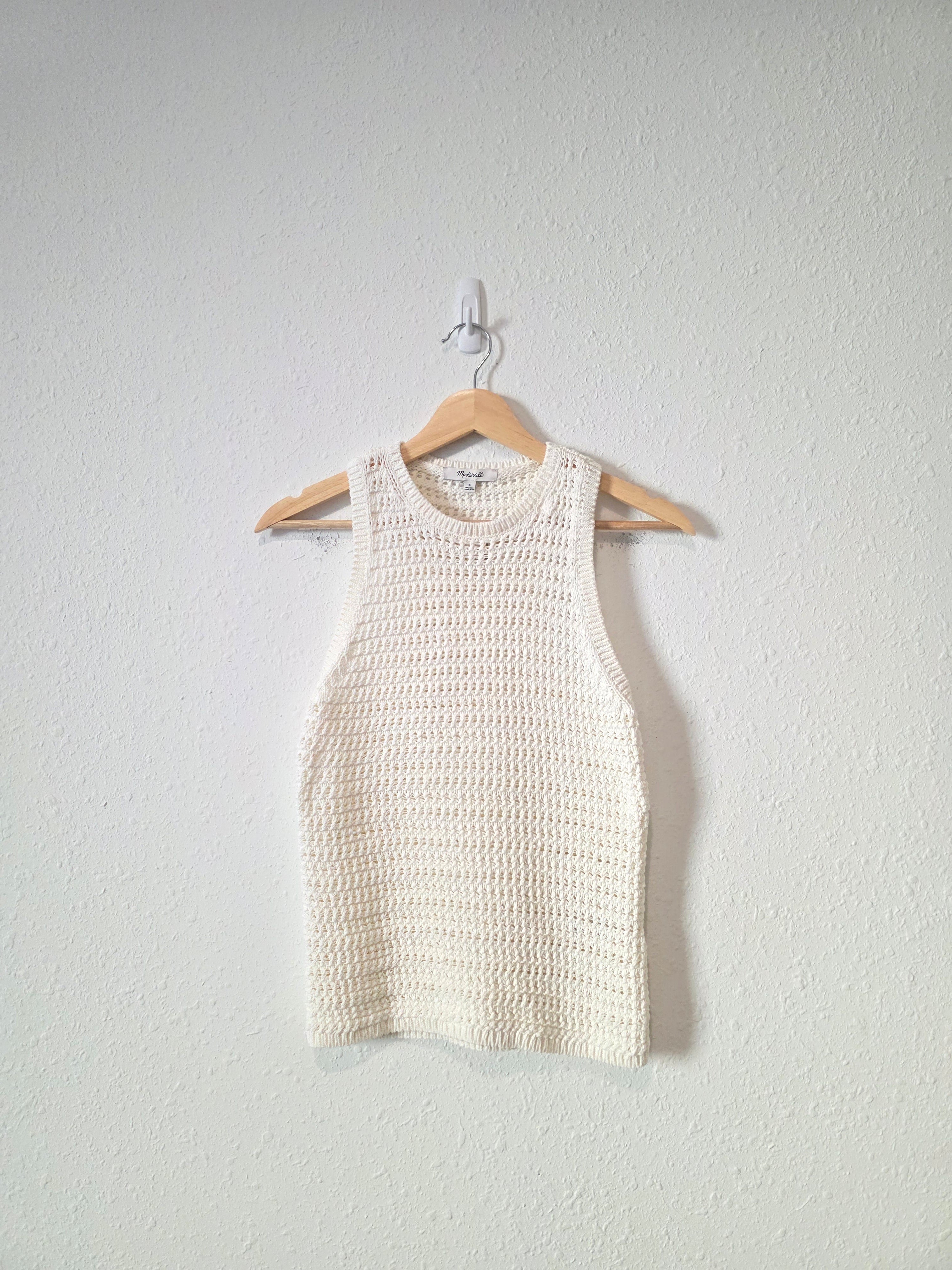 NEW Madewell Crochet Knit Tank (S)
