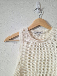 NEW Madewell Crochet Knit Tank (S)