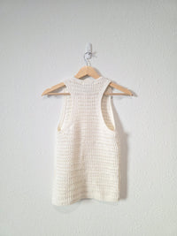 NEW Madewell Crochet Knit Tank (S)