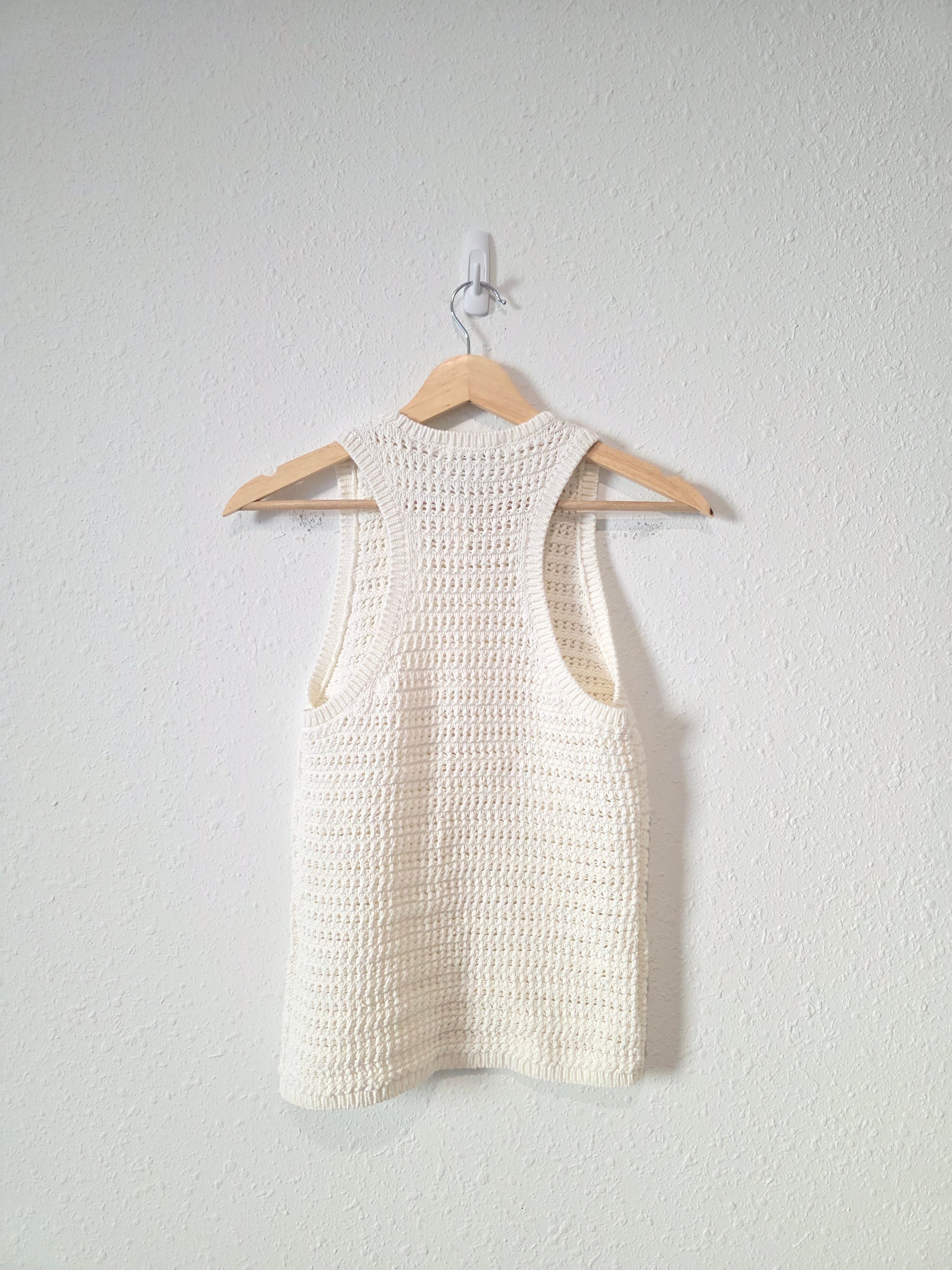 NEW Madewell Crochet Knit Tank (S)