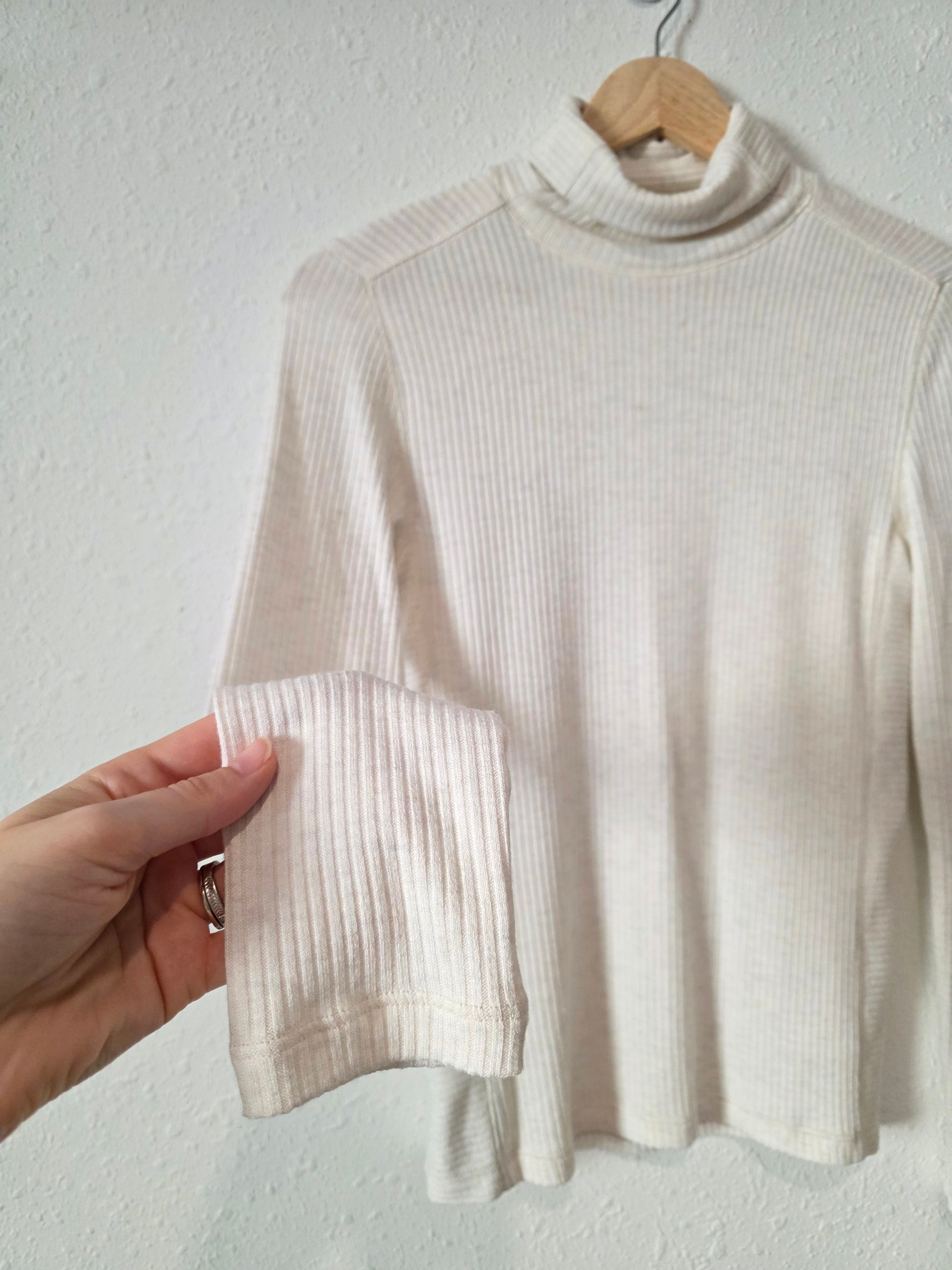 Madewell Ribbed Turtleneck Top (XS)