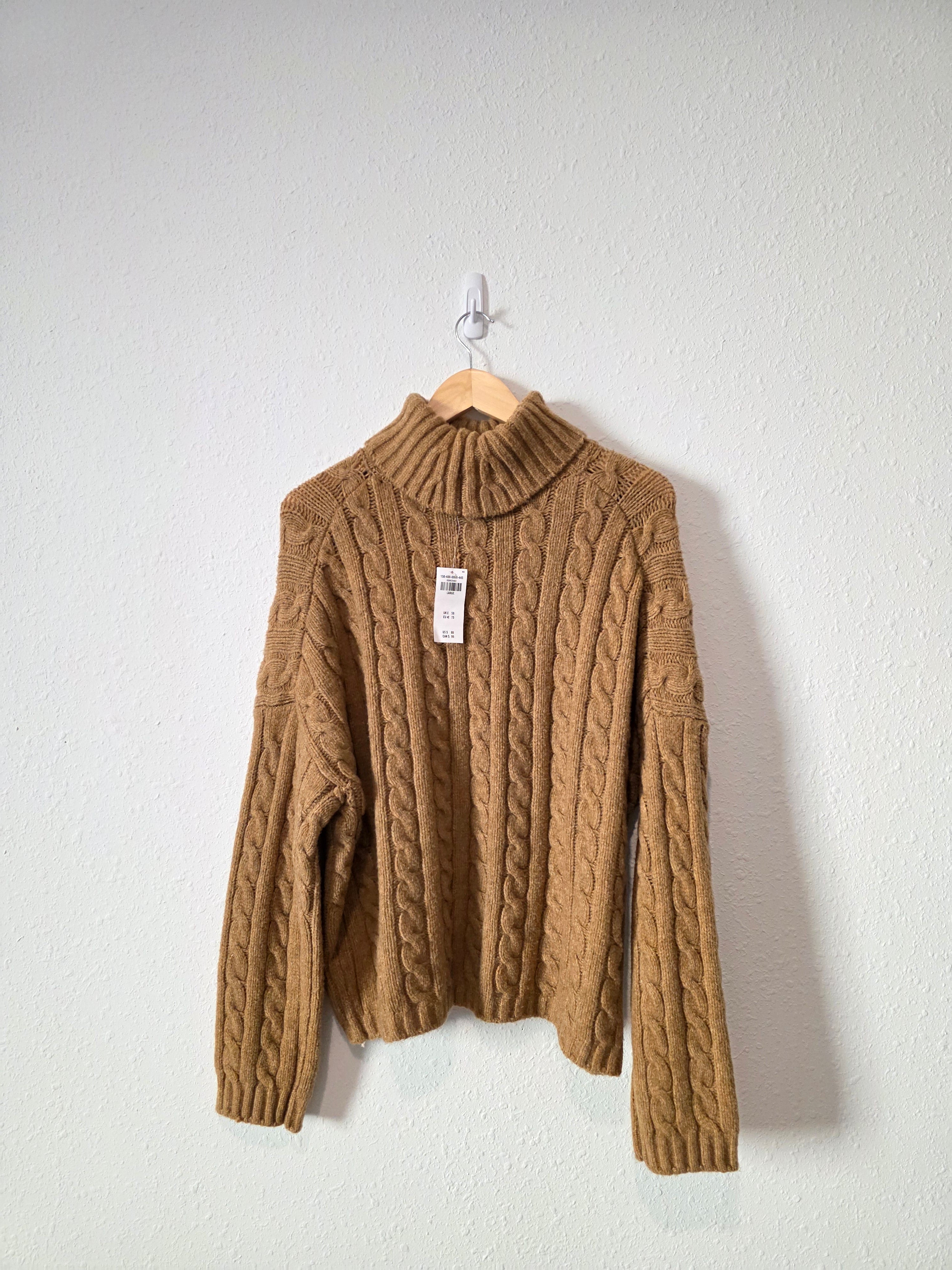 NEW Abercrombie Turtleneck Sweater (L)