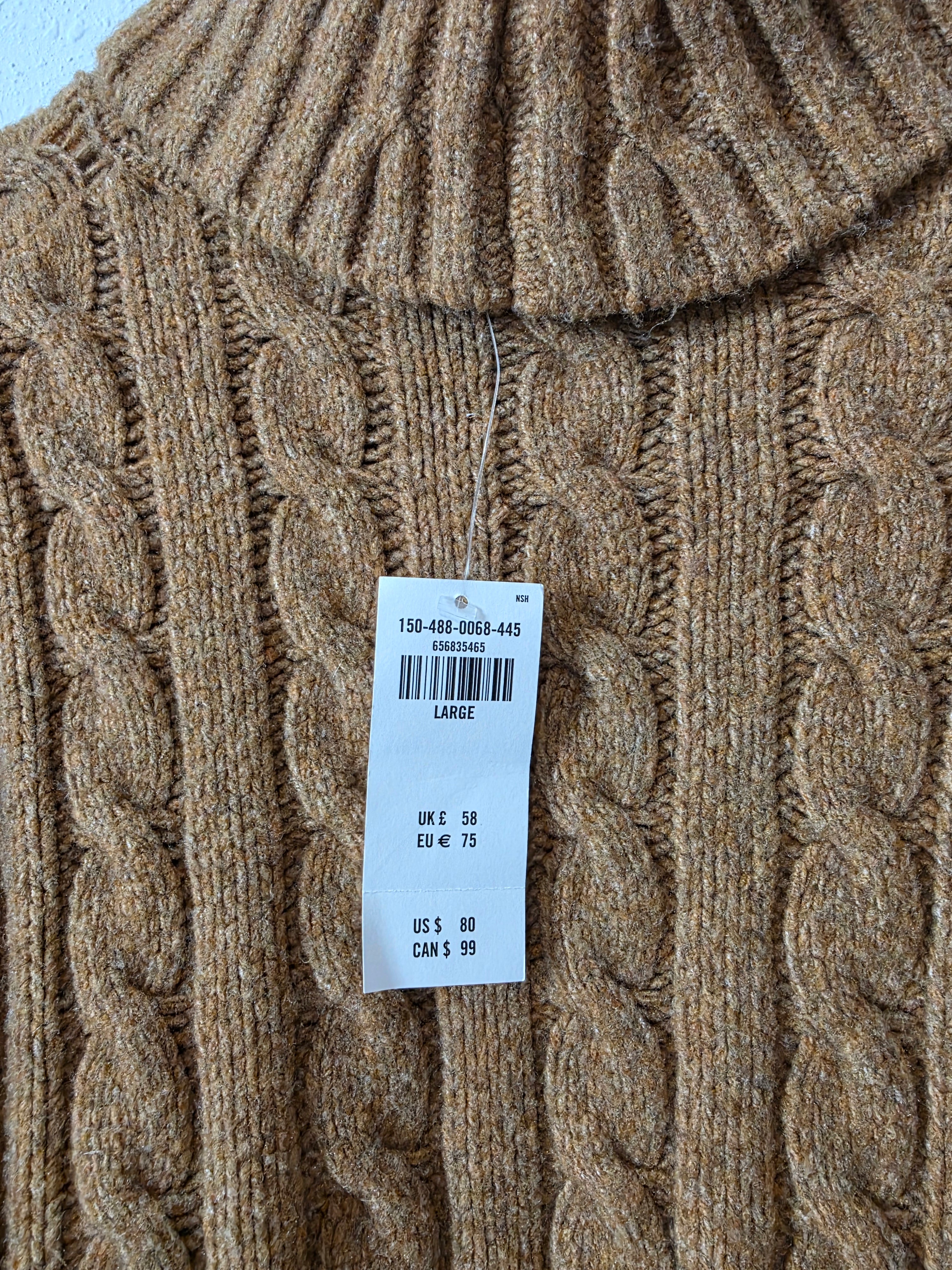 NEW Abercrombie Turtleneck Sweater (L)