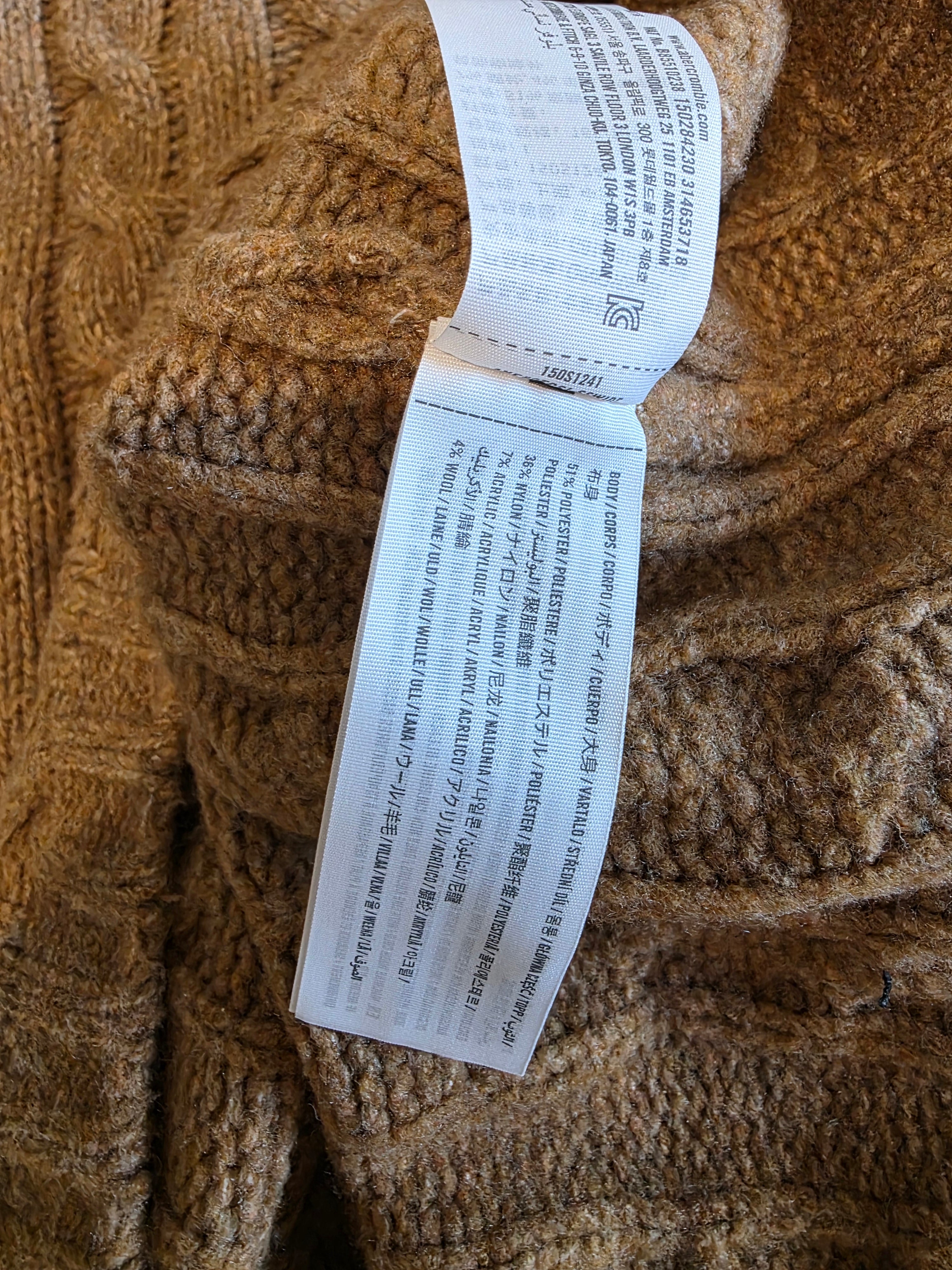 NEW Abercrombie Turtleneck Sweater (L)