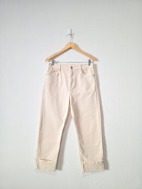 NEW Loft Ecru Straight Jeans (30/10)