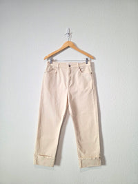 NEW Loft Ecru Straight Jeans (30/10)