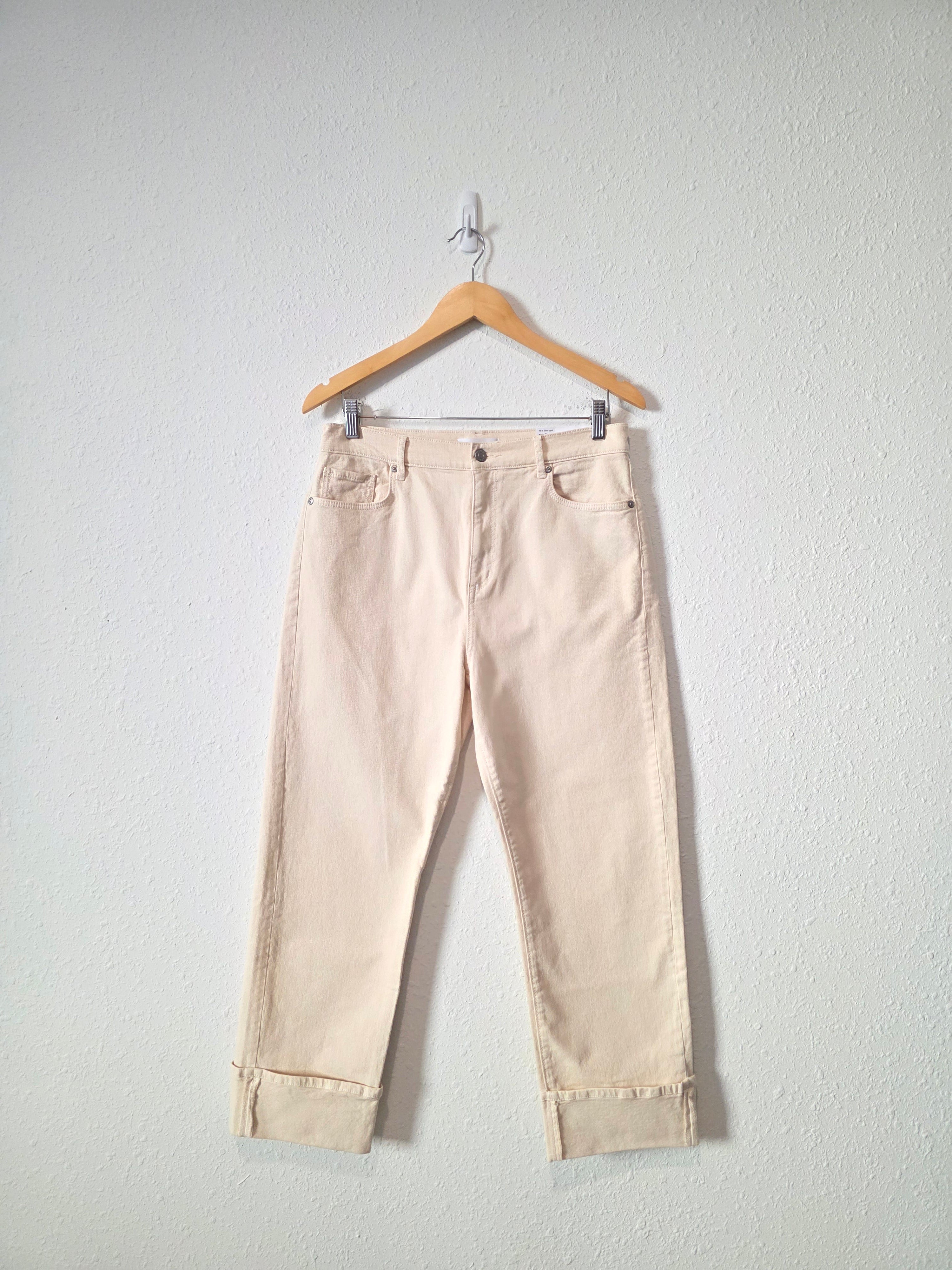 NEW Loft Ecru Straight Jeans (30/10)