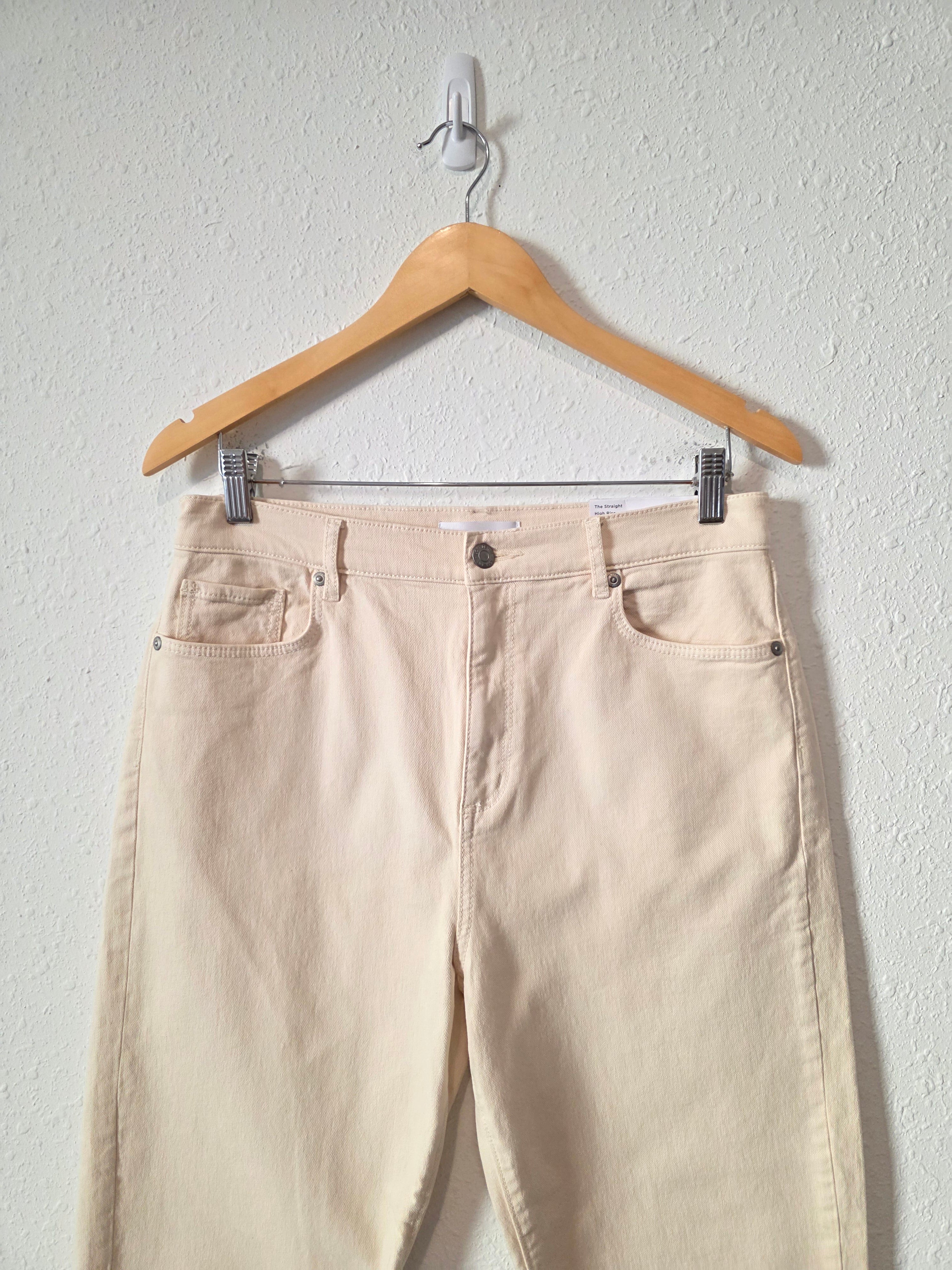 NEW Loft Ecru Straight Jeans (30/10)