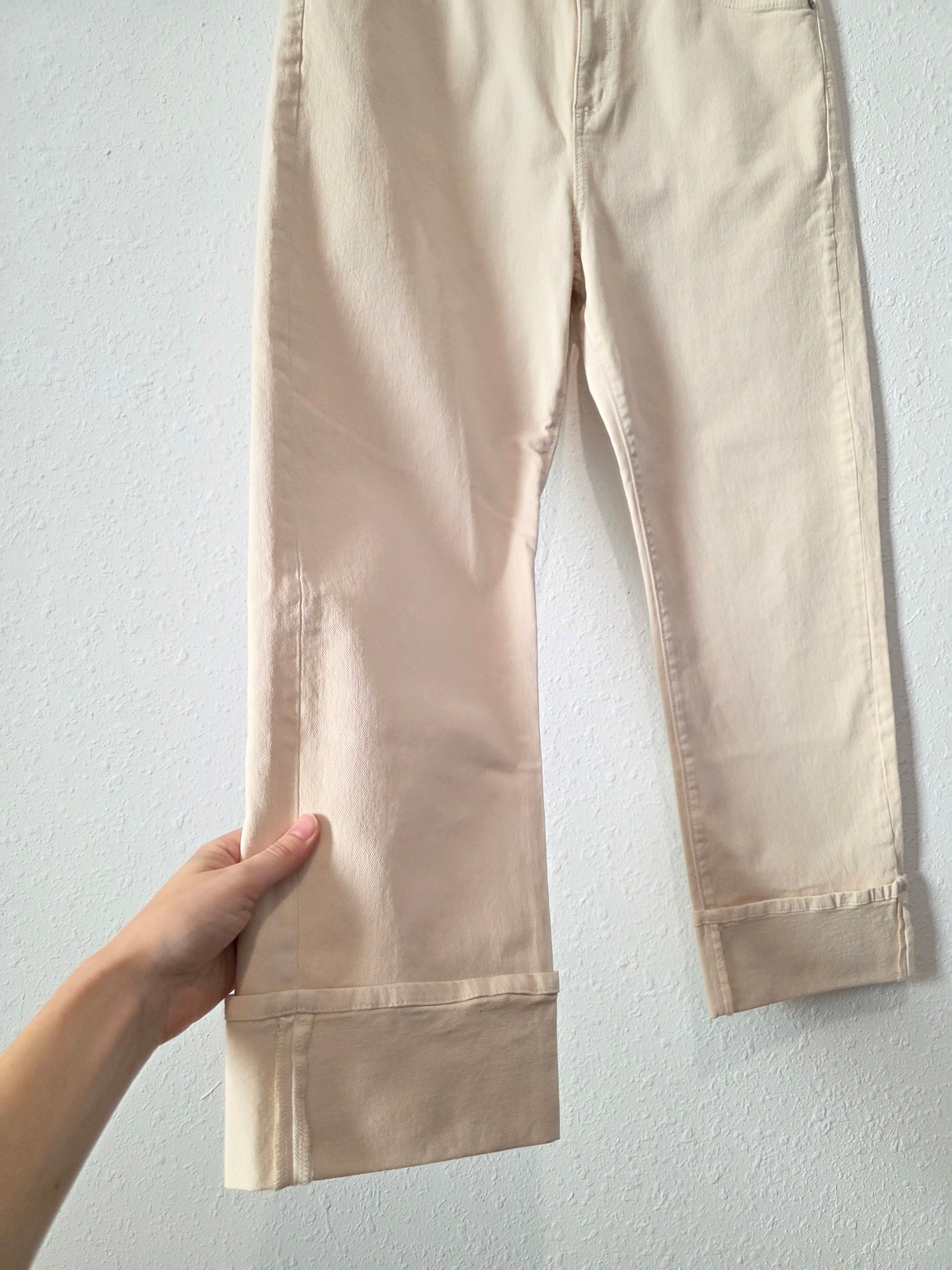 NEW Loft Ecru Straight Jeans (30/10)