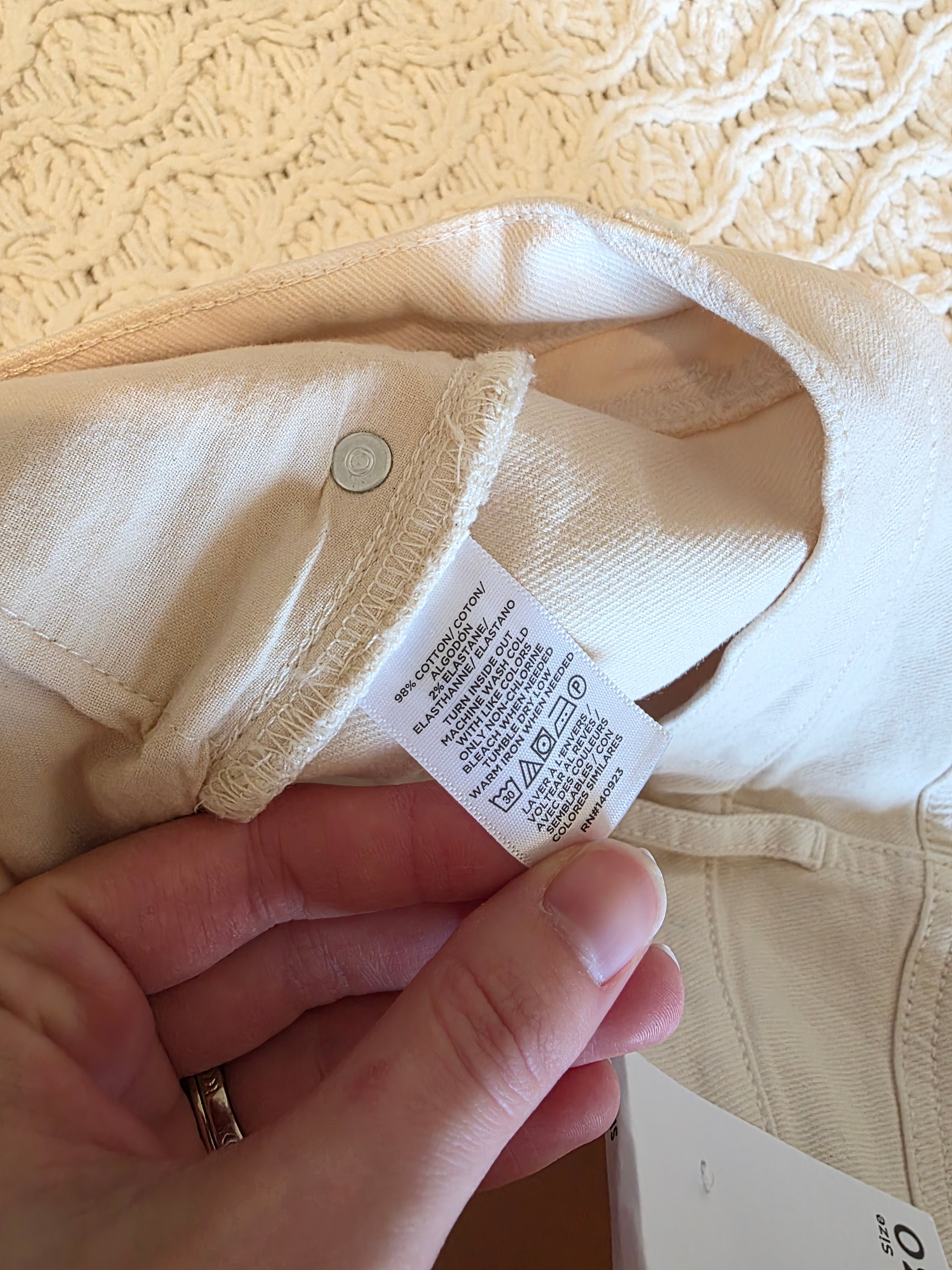 NEW Loft Ecru Straight Jeans (30/10)