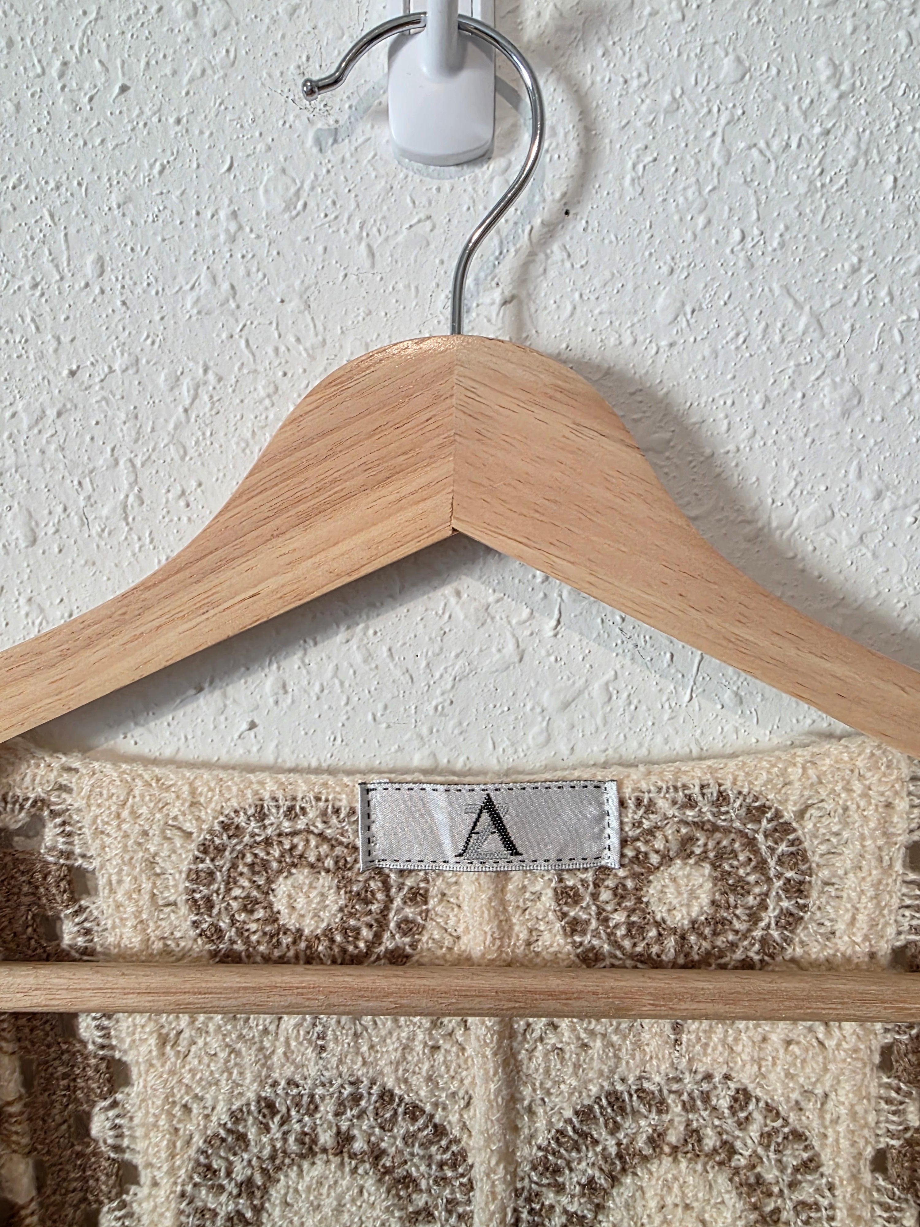 Neutral Granny Square Cardigan (OS)