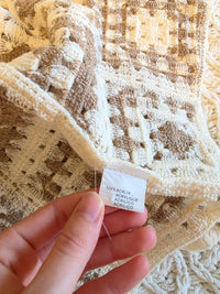 Neutral Granny Square Cardigan (OS)