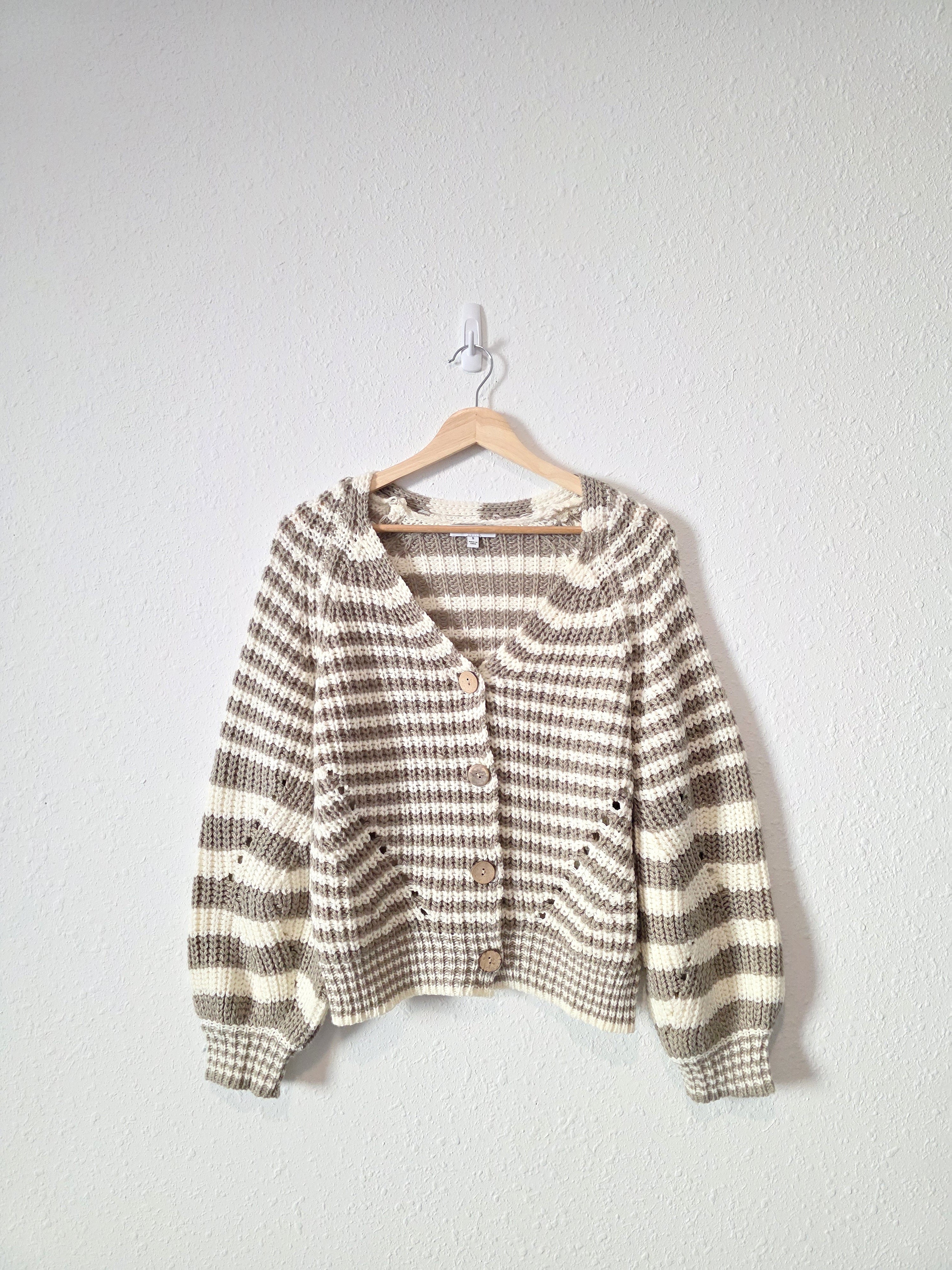 Miou Muse Chunky Striped Sweater (S)