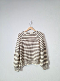 Miou Muse Chunky Striped Sweater (S)