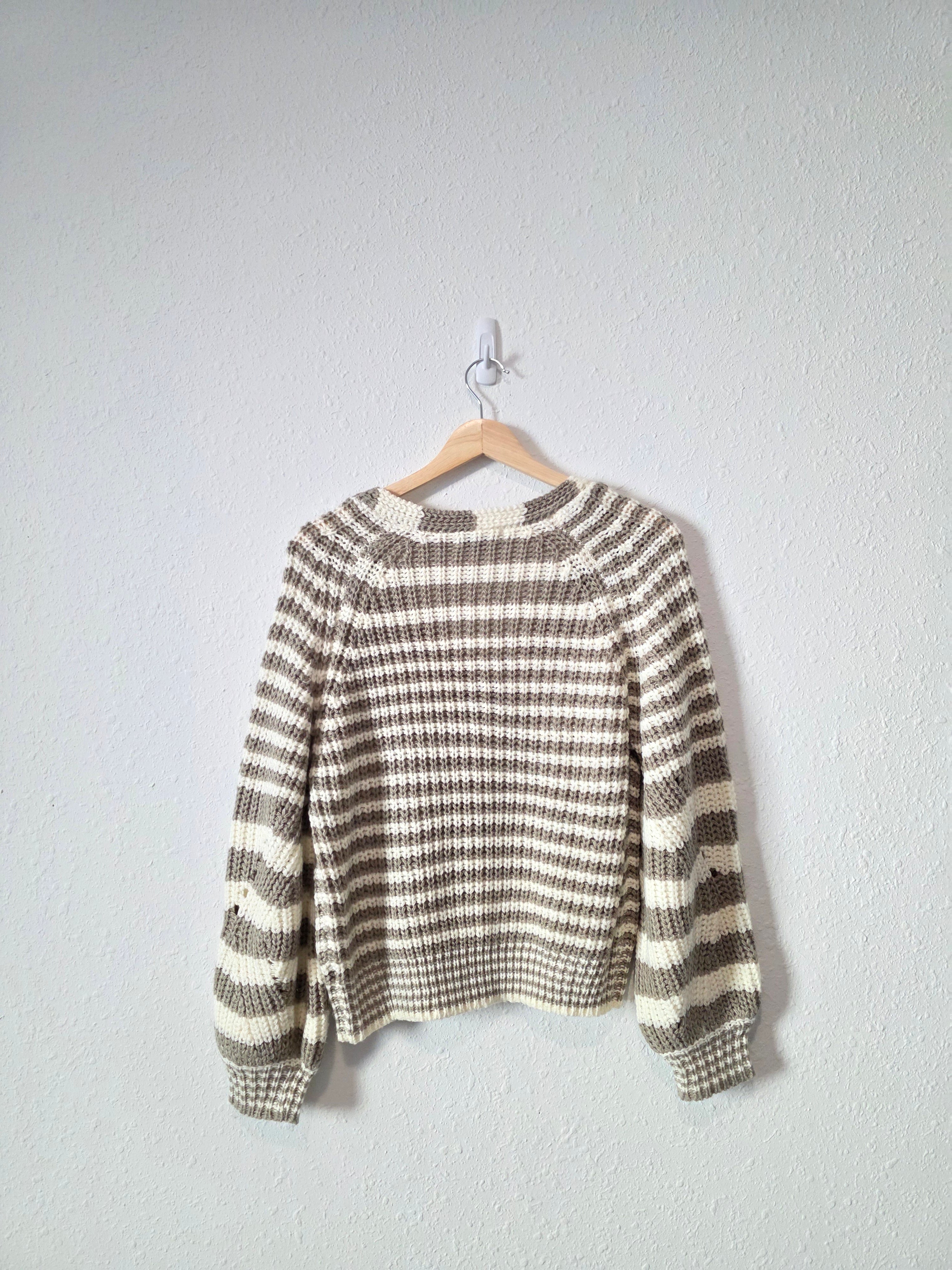 Miou Muse Chunky Striped Sweater (S)