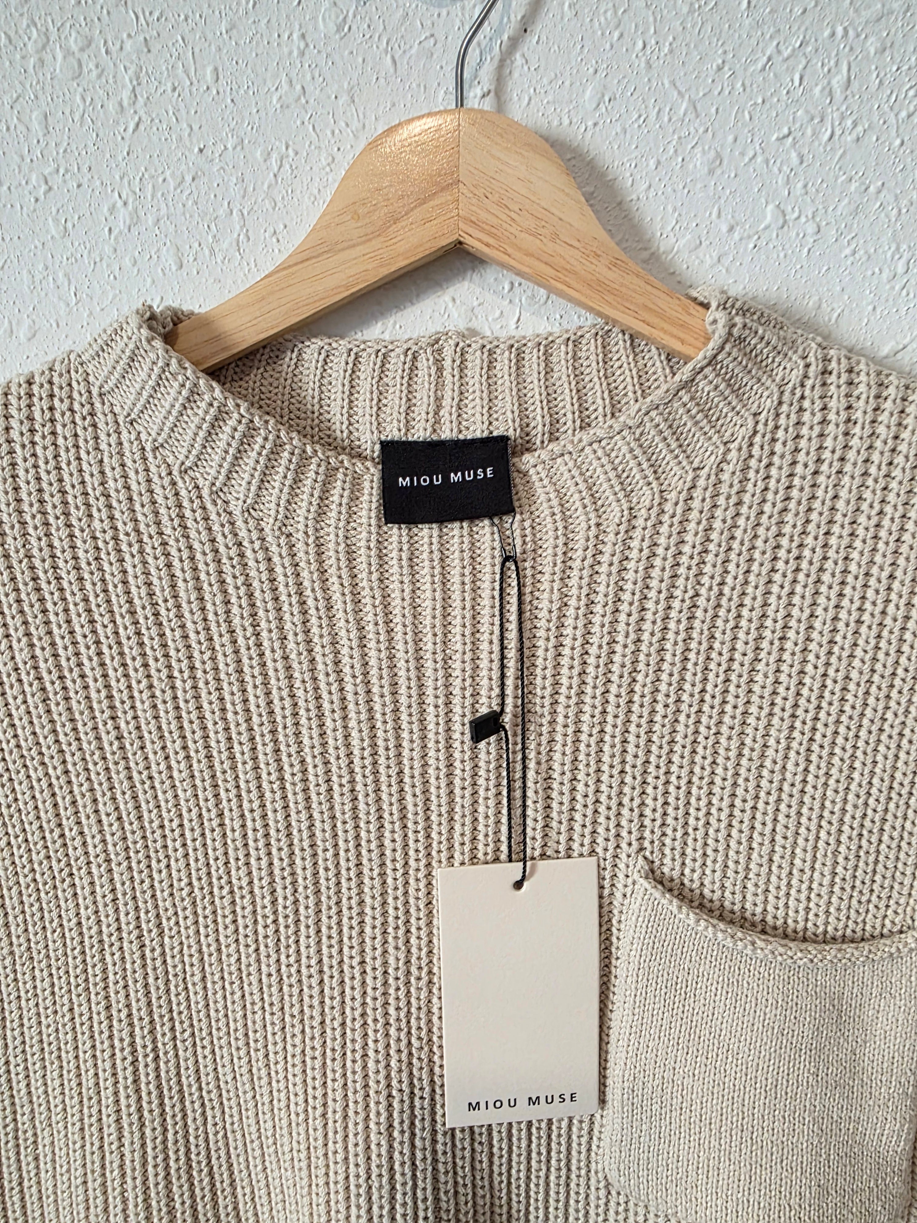 NEW Miou Muse Knit Top (L)