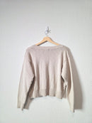 It Is Well LA Cotton V Neck Sweater (S)