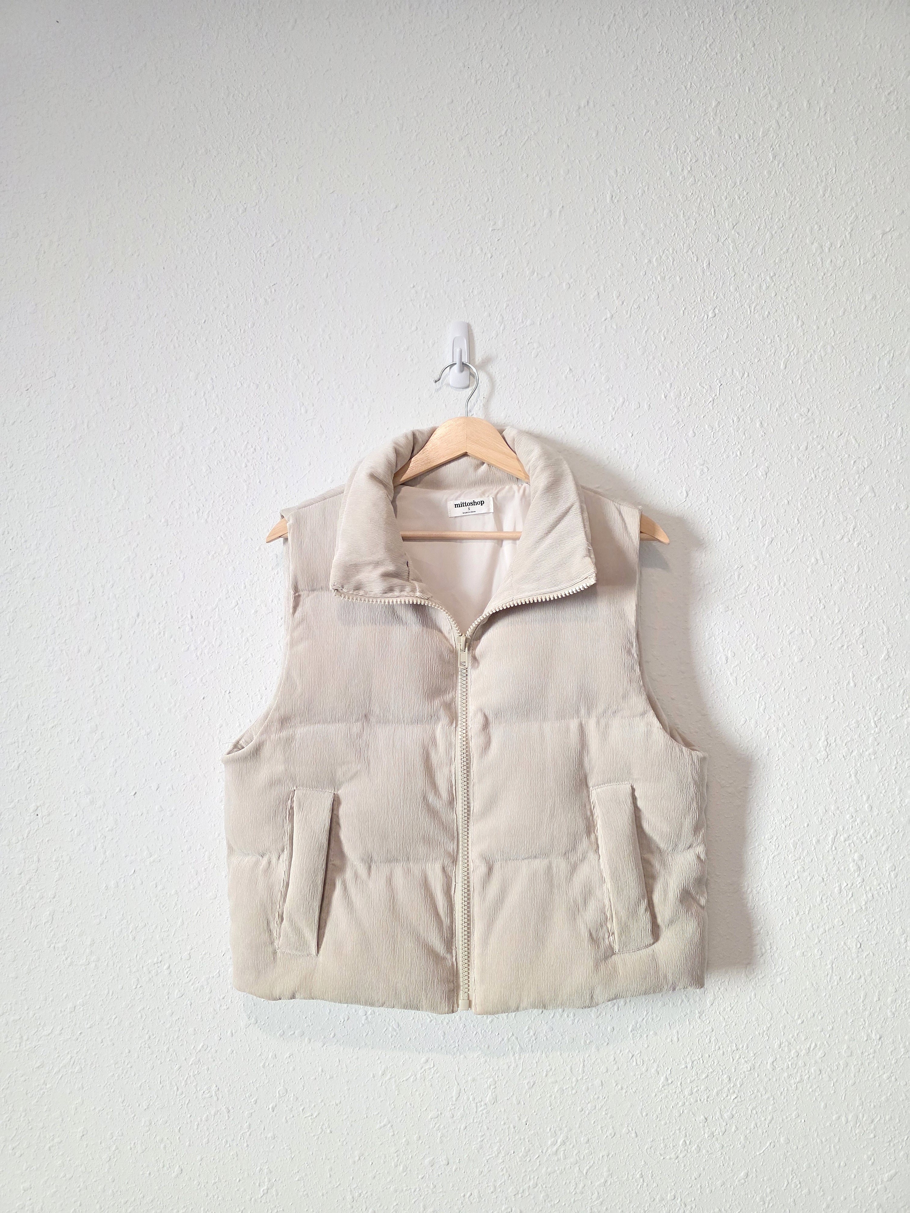 Mittoshop Cord Zip Up Vest (S)