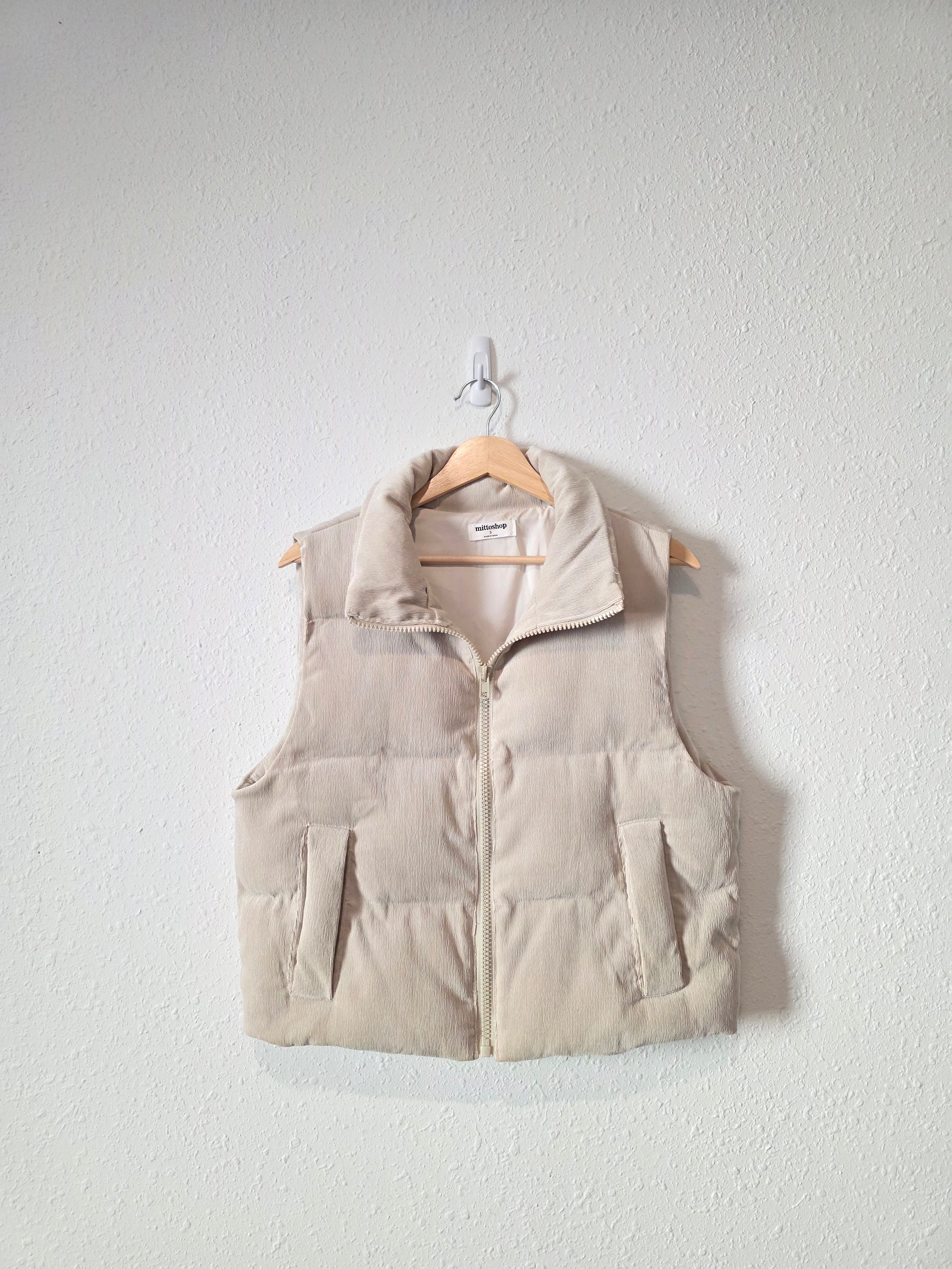 Mittoshop Cord Zip Up Vest (S)