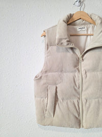 Mittoshop Cord Zip Up Vest (S)